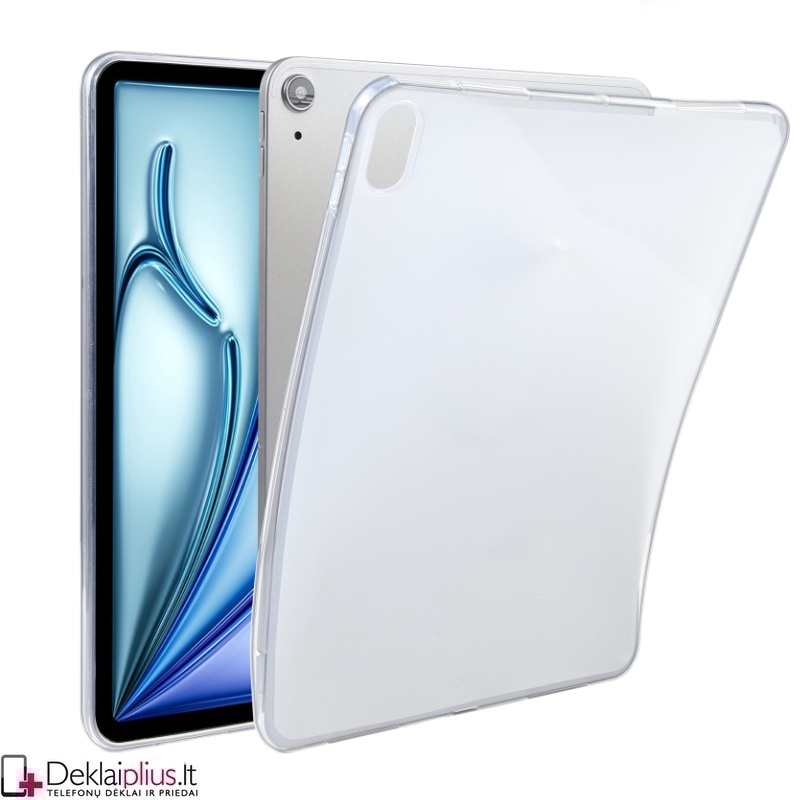 Plonas silikoninis dėklas - bespalvis (Apple Ipad Air 13 (2024-2025-2026) Plonas silikoninis dėklas - bespalvis (Apple Ipad Air 13 (2024-2025-2026)